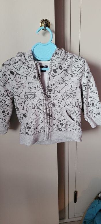 Gilet doublé chaud 12 mois