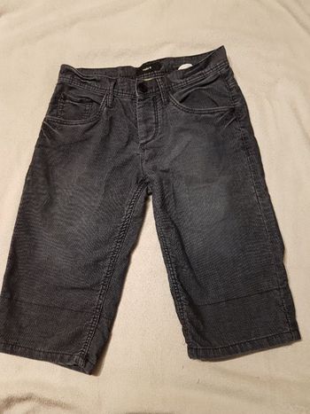 Bermuda velours bleu homme Celio