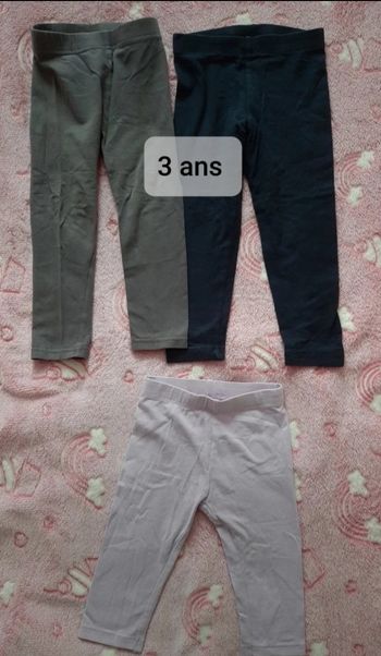3 leggings 3 ans
