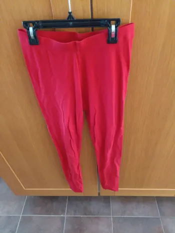 Legging fille rouge