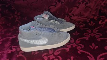 Basket montante fille grise paillette T 39 Nike Blazer Femme Édition Limitée