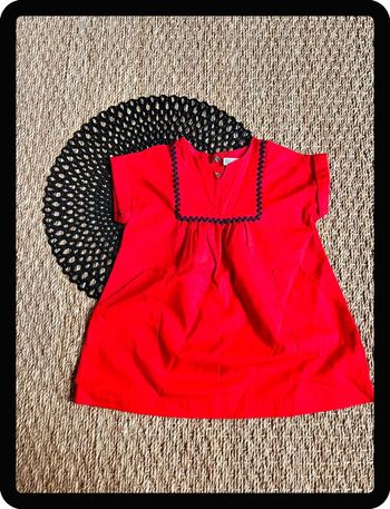Robe rouge jacadi
