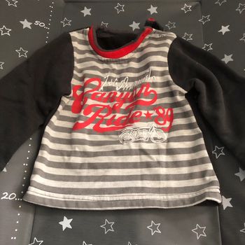 Pull sweat 18 mois moto