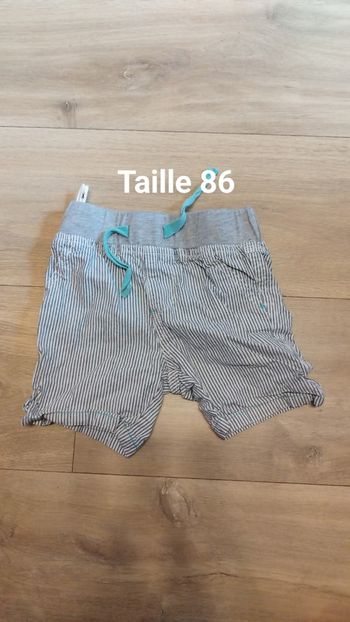 Short garçon taille 86 