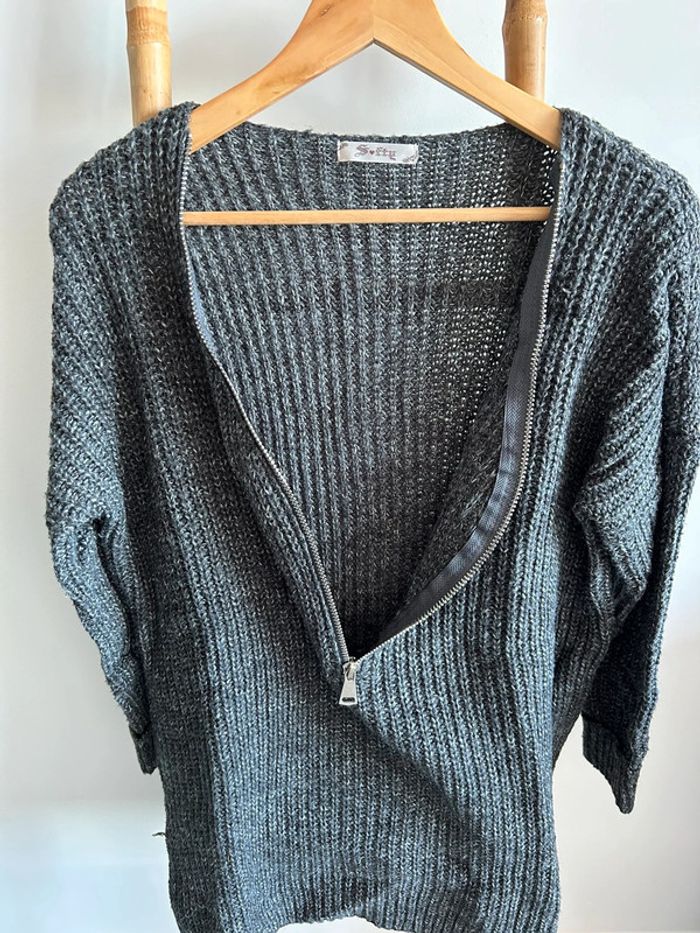 Pull long ou robe en maille - photo numéro 5