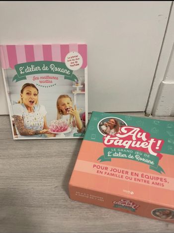 J’ai de société + livre de cuisine L’atelier de Roxanne