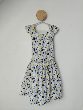 Robe 8 ans fleurs Sergent Major printemps été 🌼