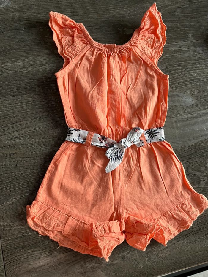 Combinaison short fille baby by gémo 6 mois