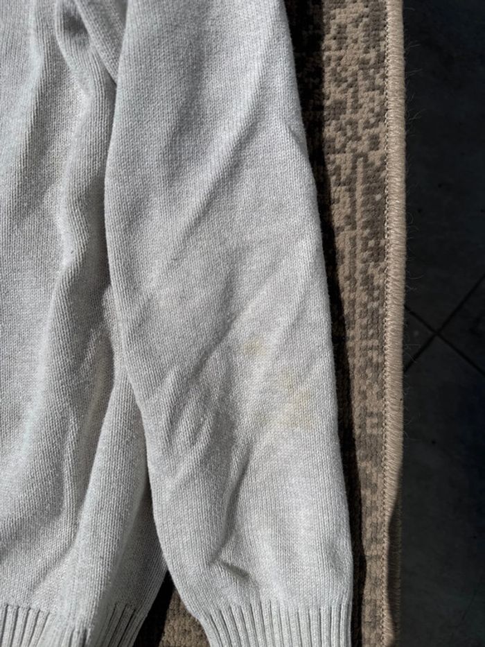 Pull Nautica gris col zippé - Taille M - photo numéro 7