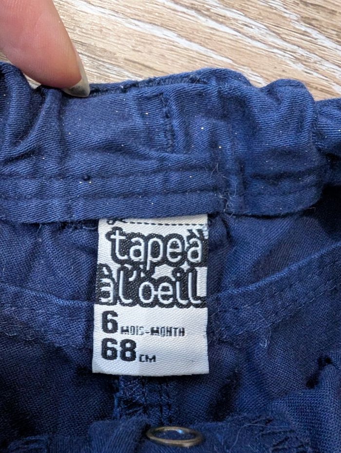 Lot 2 hauts et 1 pantalon 6 mois bébé fille - photo numéro 4