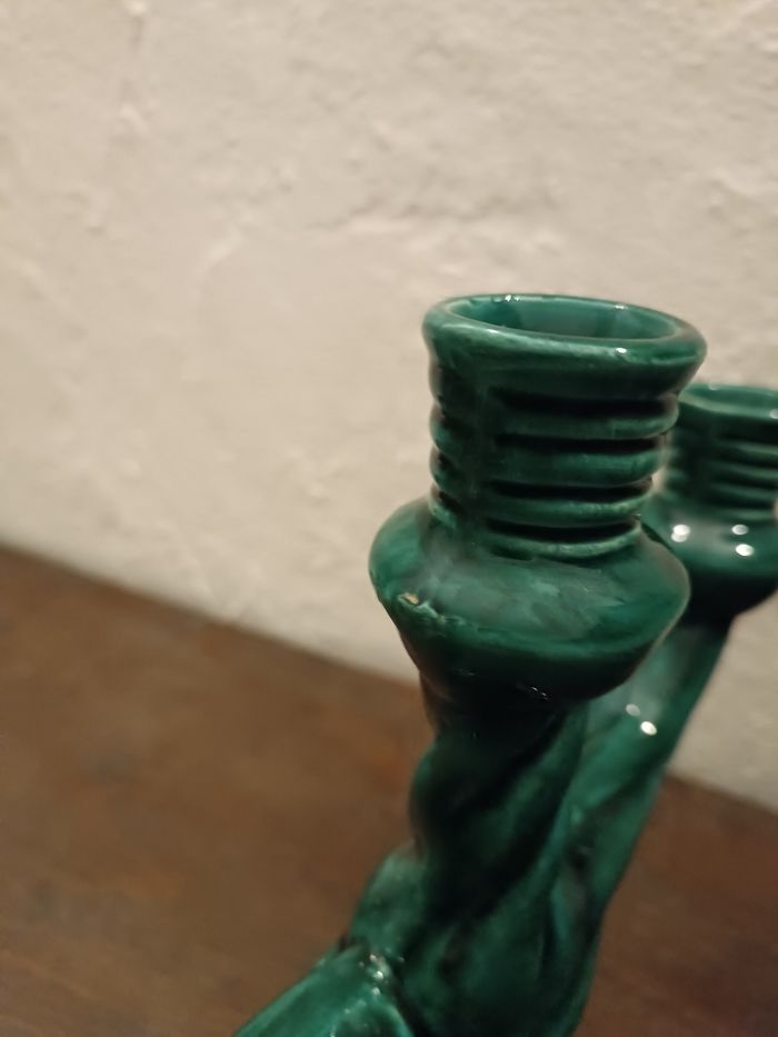 Paire de chandelier Vallauris 1950 - photo numéro 6