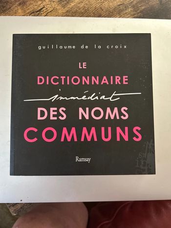 le dictionnaire des noms communs