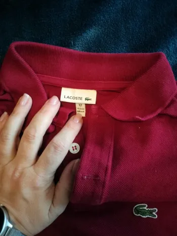 Polo Lacoste bordeaux