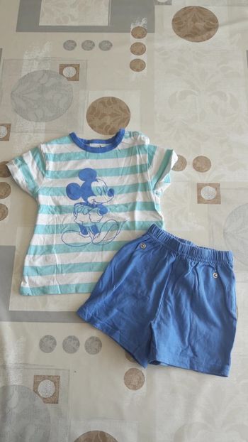 Pyjama short coton Mickey
