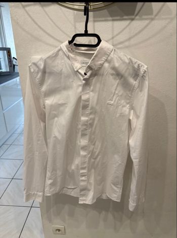 Chemise Lacoste homme blanche 