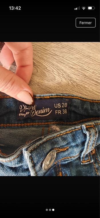 Short en jean