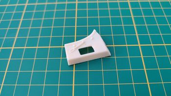 Intérieur porte gauche pièce détachée miniature Jaguar XK 120 1948 1/24 Burago #B47