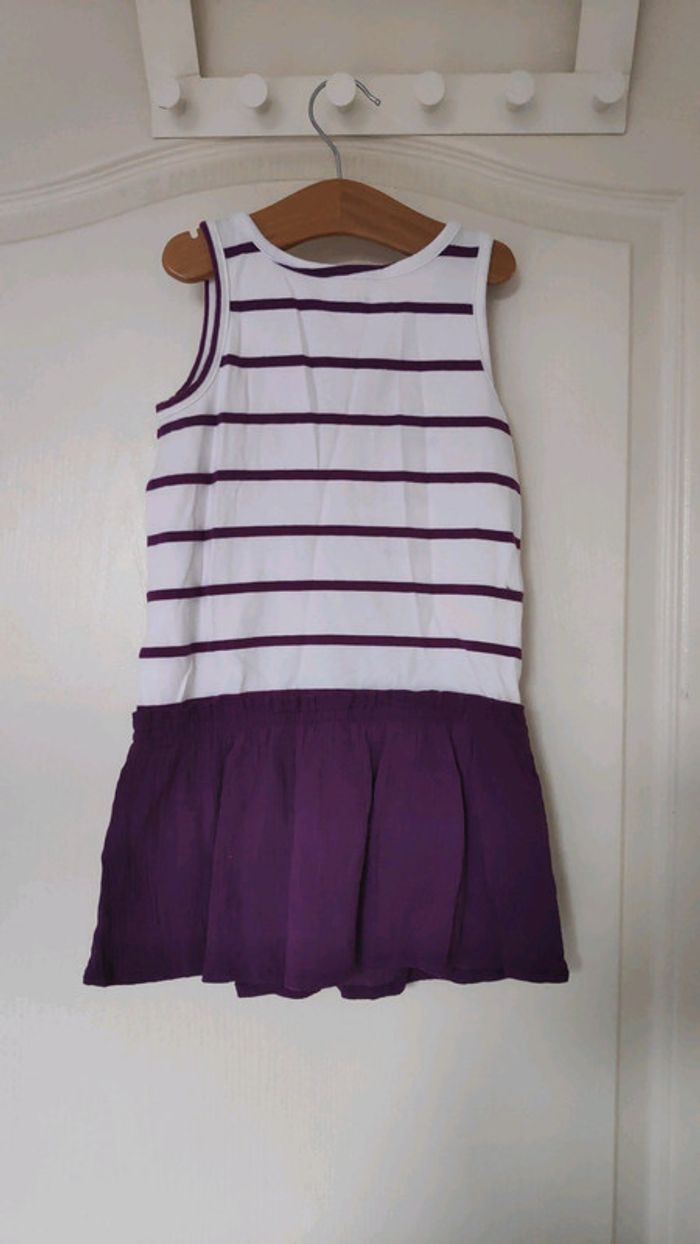 Robe rayee violette - photo numéro 4