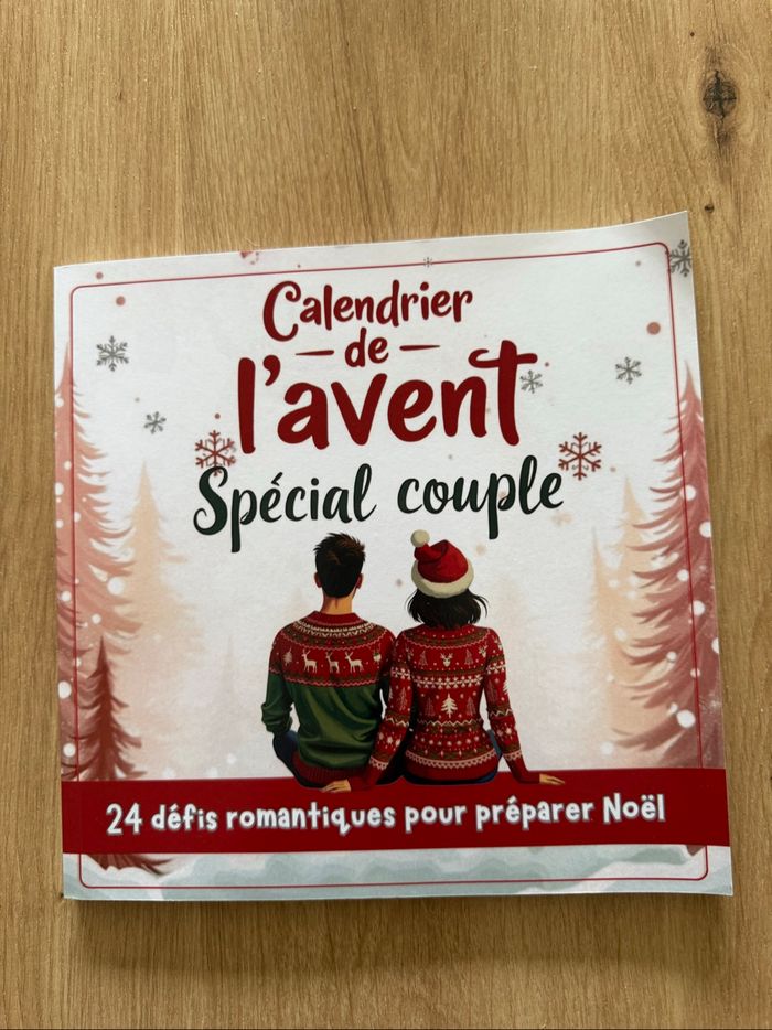 Calendrier de lavant Noël spécial couple