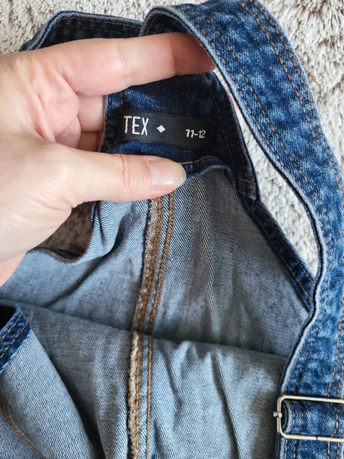 Robe en jean salopette 11-12 ans Tex - photo numéro 2