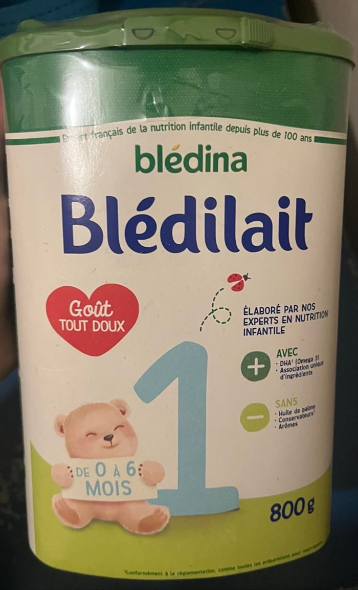 Lot de 2 bledilait 1er âge