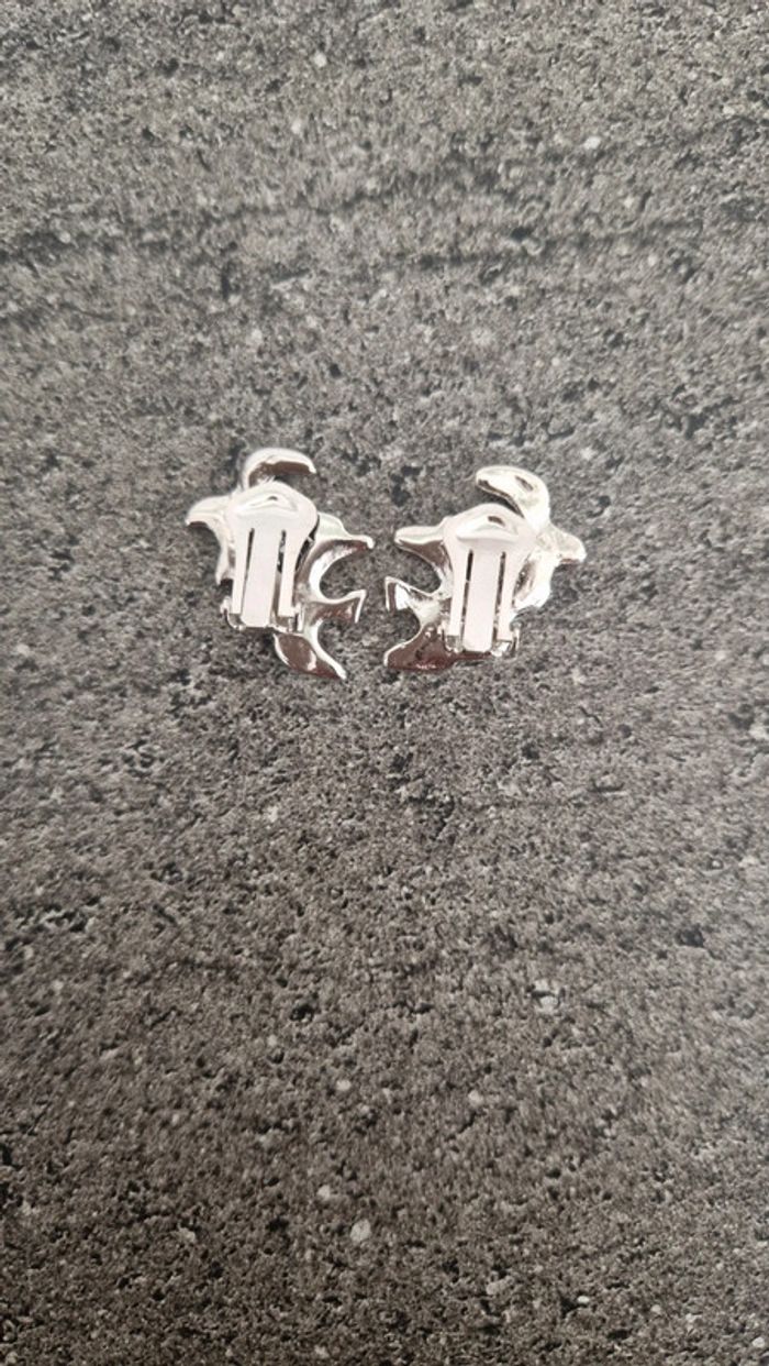 Boucles d'oreilles à pinces. - photo numéro 2