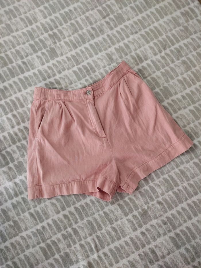 Short court taille haute rose large Mango taille 38 - photo numéro 2