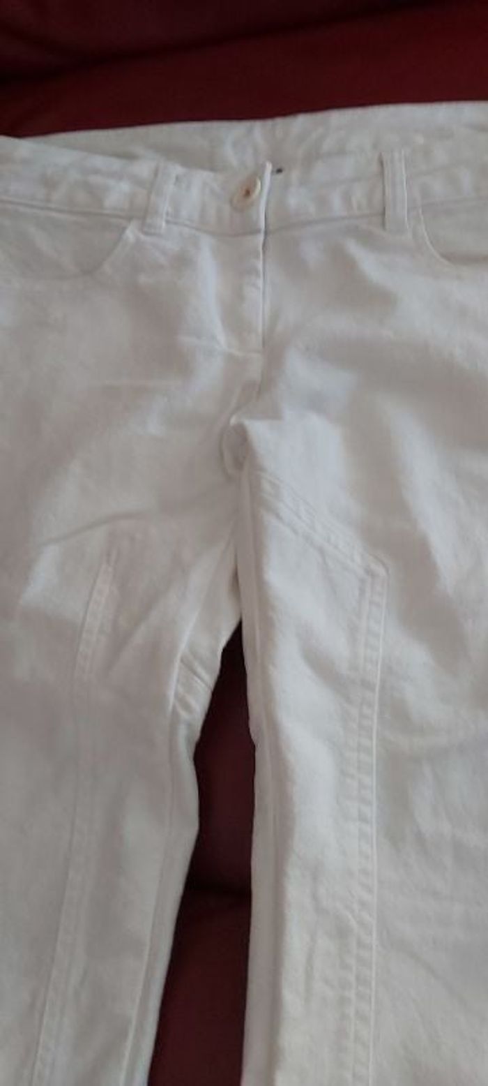 Jean blanc Bali barret