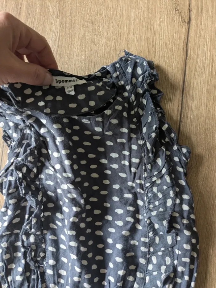 Combinaison 3 pommes taille 2 ans - photo numéro 2