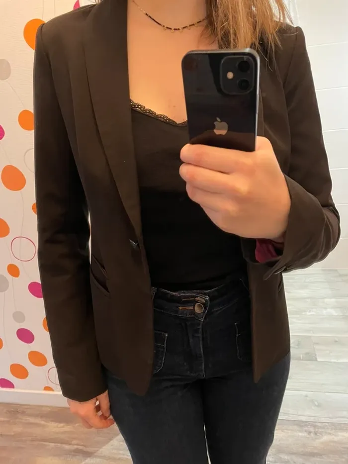Veste blazer noire - photo numéro 4