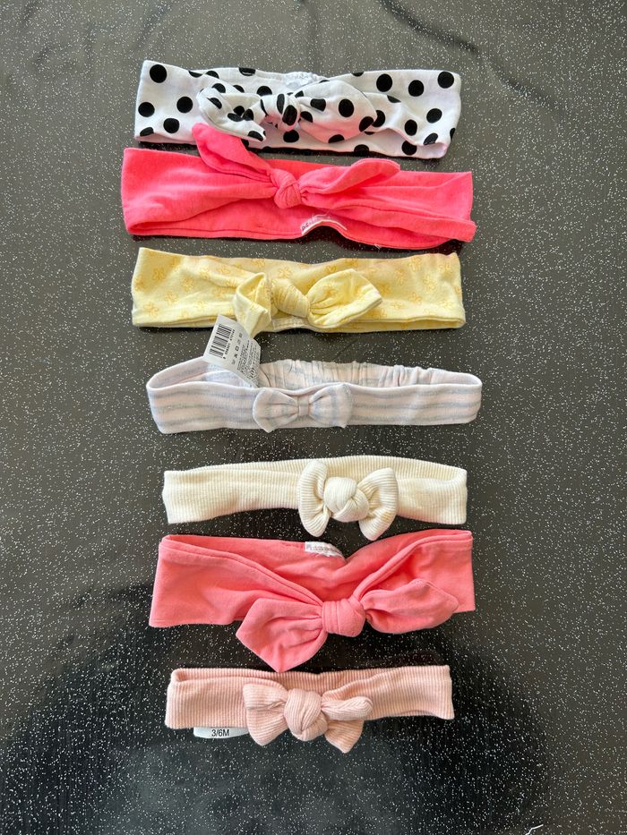 Lot de 7 bandeaux
