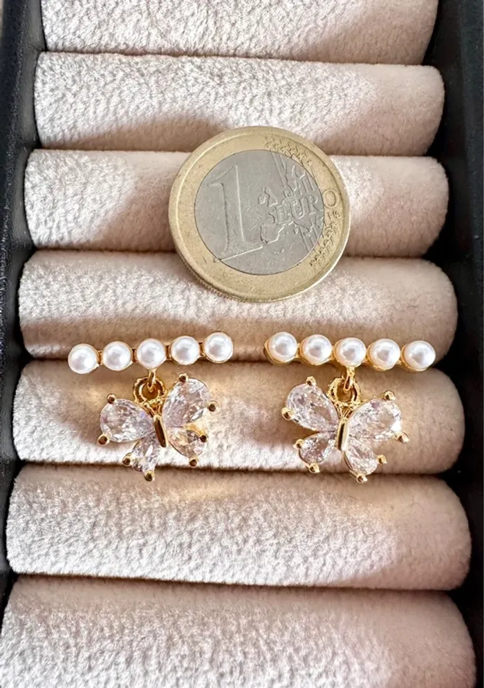 Boucles d’oreilles papillons