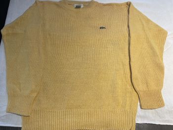 Pull Jaune Lacoste Enfant 12/13 ans