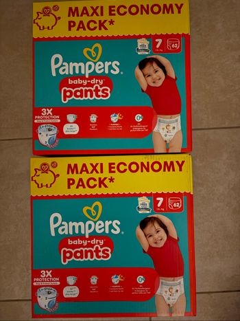 Couches Pampers Taille 7 Neuf