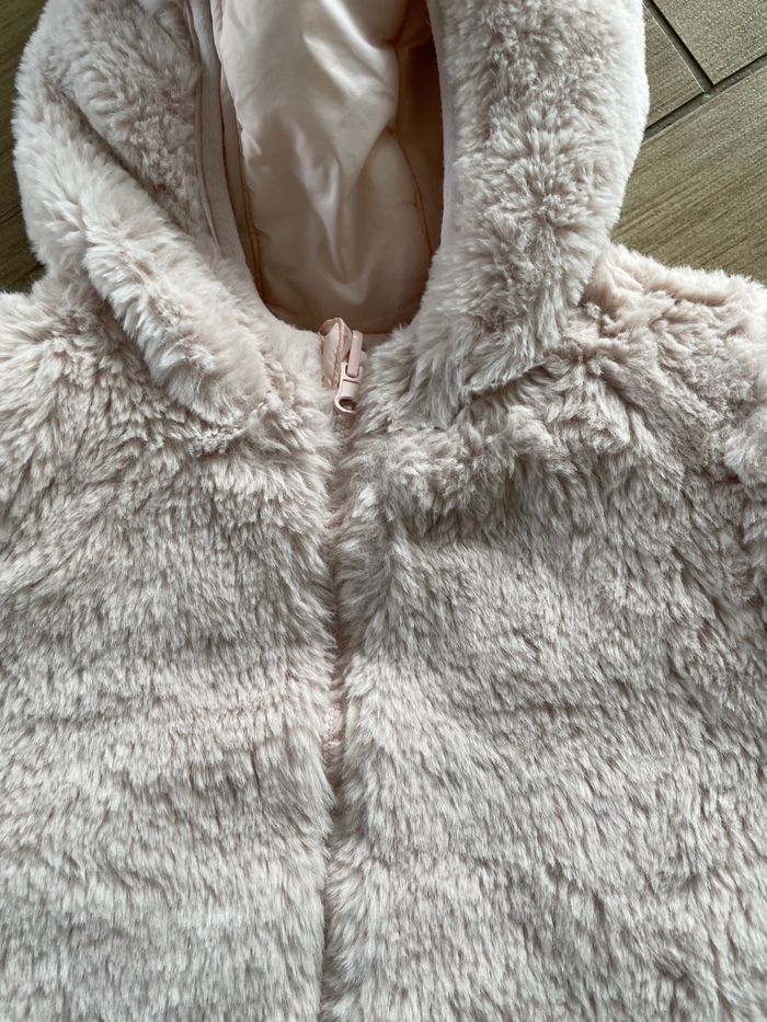 Doudou réversible rose clair - photo numéro 4