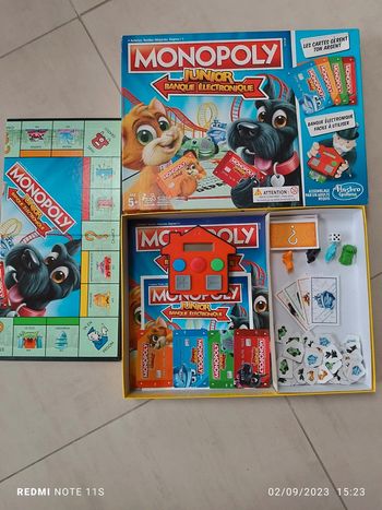 Monopoly junior banque électronique