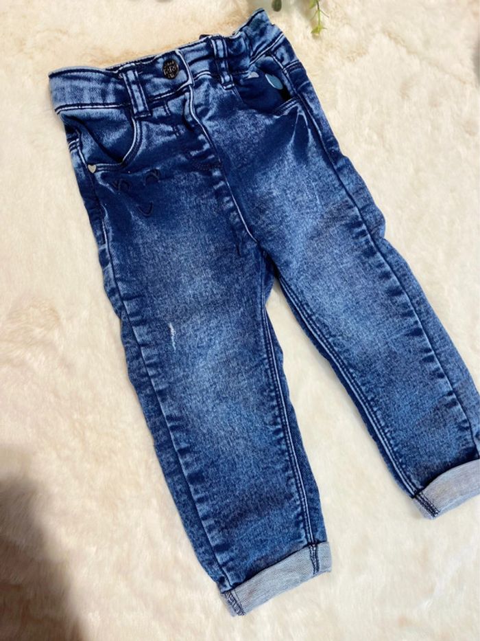💙Lot pantalons & leggings fille 18 mois – Orchestra & Gémo – TBE💙 - photo numéro 2