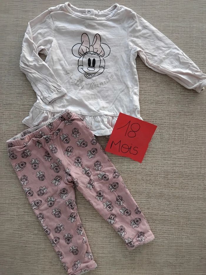 Ensemble Minnie 18 mois