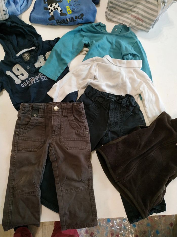 Gros lot de 25 vêtements garçon hiver taille 2 ans - photo numéro 11