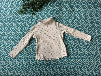 Sous pull t-shirt côtelé