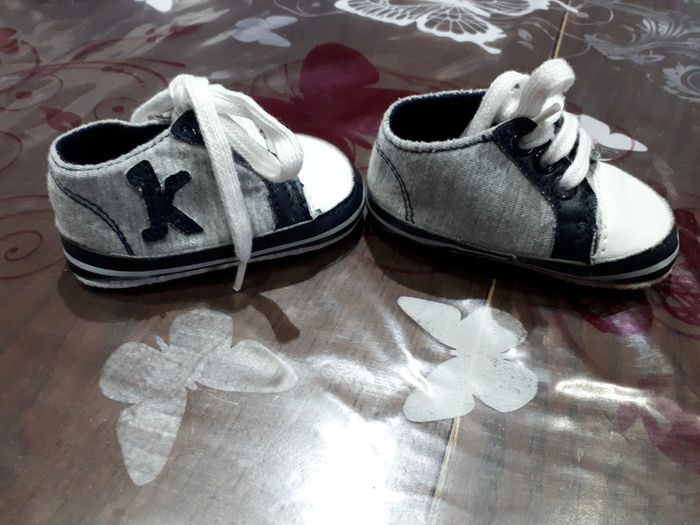 Chaussures naissance style baskets - photo numéro 2