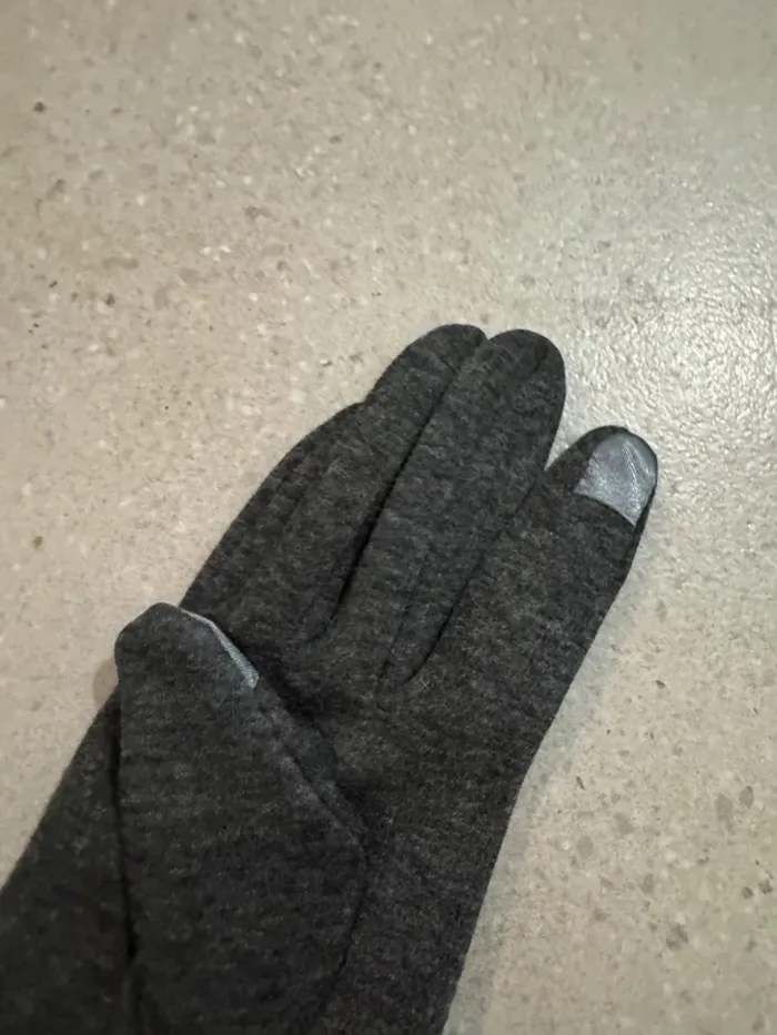Gants gris, neuf, taille 7 homme - photo numéro 3