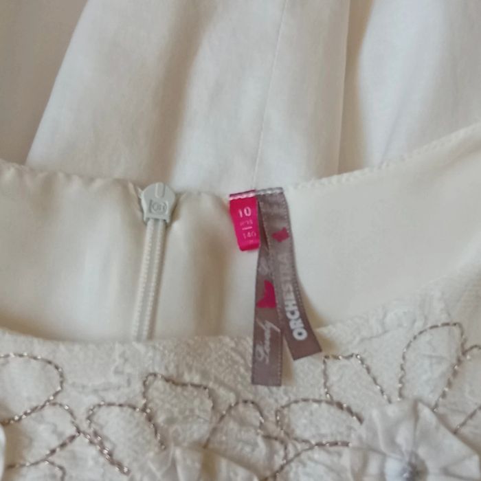 Magnifique robe ivoire irisée 10 ans 🌹 Orchestra 🌹 excellent état - photo numéro 9