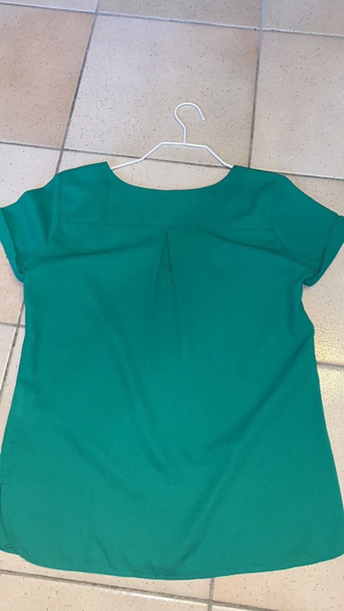 Blouse verte - photo numéro 4