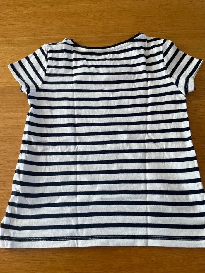 T-shirt marinière 8 ans fille - photo numéro 3