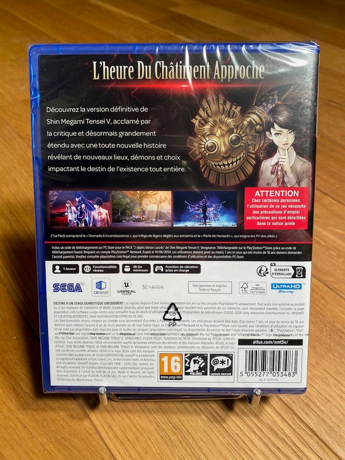 Shin megami tensei V Vengeance - PS5 - jeu neuf sous blister - photo numéro 2