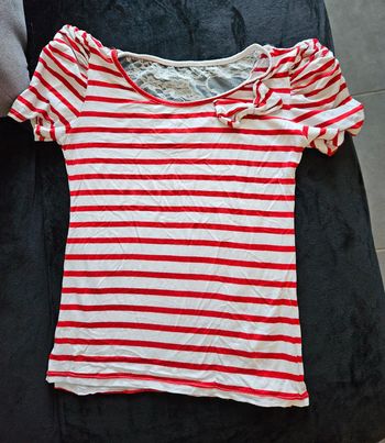 Tee-shirt M à rayures