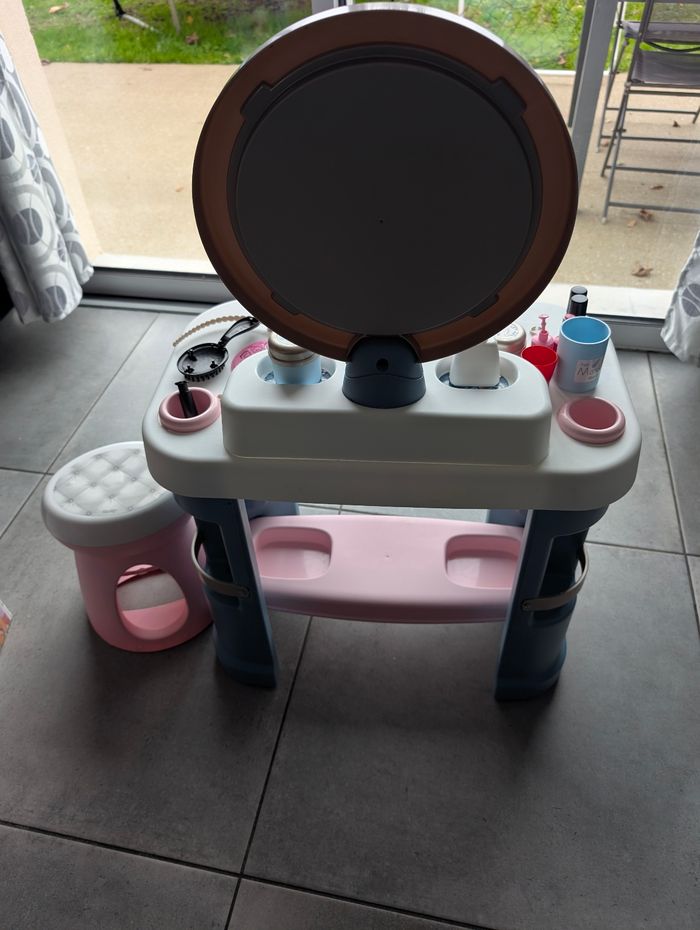 Coiffeuse smoby avec accessoires unique + carton - photo numéro 8