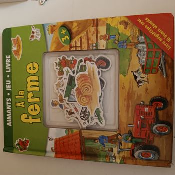 Livre magnétique à la ferme
