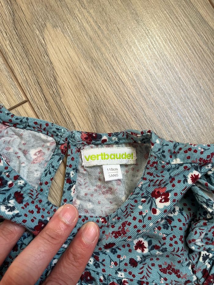 Blouse Vertbaudet Liberty fille 5 ans - photo numéro 3